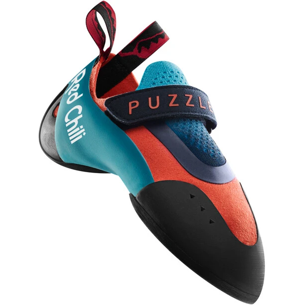 Red Chili Puzzle Chaussures D'escalade Enfant, Turquoise/rouge 2 Red Chili Puzzle Chaussures D'escalade Enfant, Turquoise/rouge – Image 2