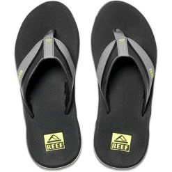 Reef Anchor Tongs Homme, Gris -Boutique Merrell reef anchor flip sandals men grey lime 4