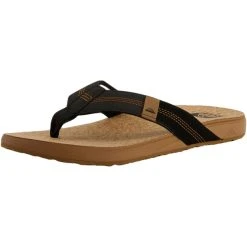 Reef Cushion Phantom Cork Flips Men, Noir/beige
