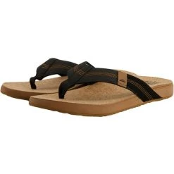 Reef Cushion Phantom Cork Flips Men, Noir/beige -Boutique Merrell reef cushion phantom cork flips men black cork 5