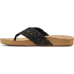 Reef Cushion Strand Sandales Femme, Noir/beige 7 Reef Cushion Strand Sandales Femme, Noir/beige -Boutique Merrell reef cushion strand sandals women black natural 3