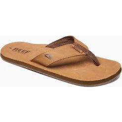 Reef Leather Smoothy Sandales Garçon, Marron