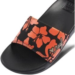 Reef One Slides Kids, Noir/orange -Boutique Merrell reef one slides kids hibiscus coral 5