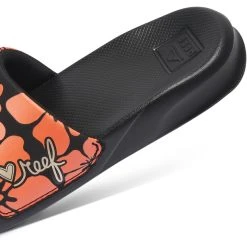 Reef One Slides Kids, Noir/orange -Boutique Merrell reef one slides kids hibiscus coral 6