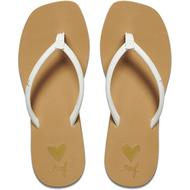 Reef Seas Tongs Femme, Blanc/marron 4 Reef Seas Tongs Femme, Blanc/marron – Image 4