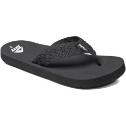 Reef Smoothy Claquettes Homme, Noir