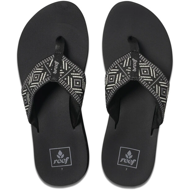 Reef Spring Woven Claquettes Femme, Noir 2 Reef Spring Woven Claquettes Femme, Noir – Image 2