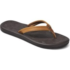 Reef Tides Flips Women, Noir/marron