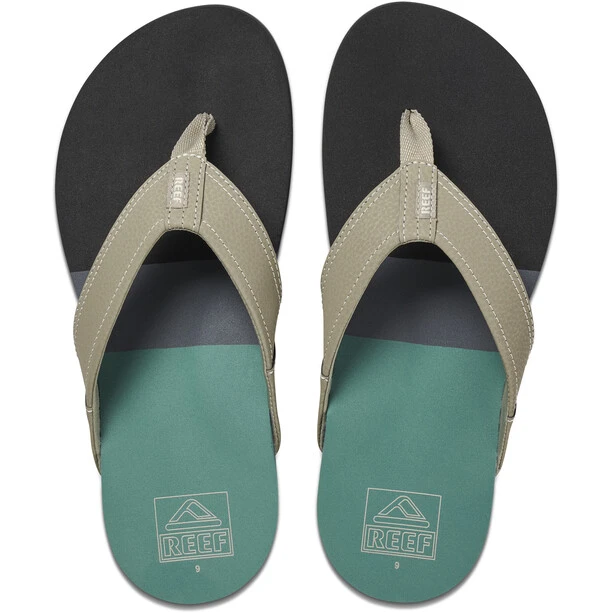 Reef Tri Newport Sandales Homme, Noir/vert 2 Reef Tri Newport Sandales Homme, Noir/vert – Image 2