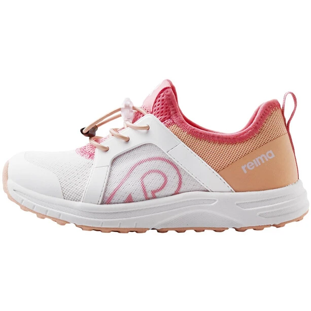 Reima Nopein Sneakers Kids, Blanc/orange 1 Reima Nopein Sneakers Kids, Blanc/orange