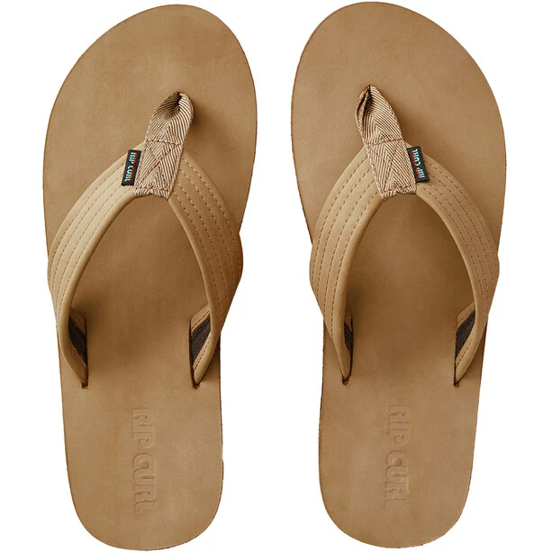 Rip Curl Revival Leather Open Tongs Homme, Marron 2 Rip Curl Revival Leather Open Tongs Homme, Marron – Image 2