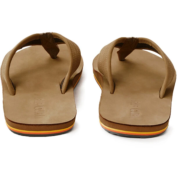 Rip Curl Revival Leather Open Tongs Homme, Marron 3 Rip Curl Revival Leather Open Tongs Homme, Marron – Image 3