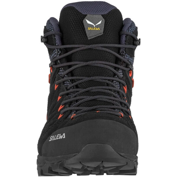 SALEWA Alp Mate WP Chaussures Mi-hautes Homme, Noir/gris 2 SALEWA Alp Mate WP Chaussures Mi-hautes Homme, Noir/gris – Image 2