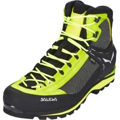 SALEWA Crow GTX Chaussures Homme, Gris/jaune