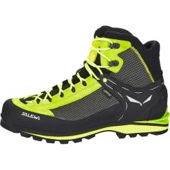 SALEWA Crow GTX Chaussures Homme, Gris/jaune -Boutique Merrell salewa crow gtx skor herr cactus sulphur spring 3