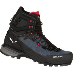 SALEWA Ortles Edge GTX Chaussures Mi-hautes Femme, Noir/bleu