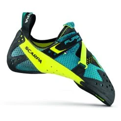 Scarpa Furia Air Chaussons D'escalade Homme, Bleu/jaune