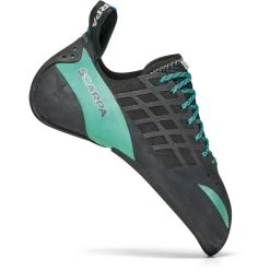 Scarpa Instinct Lace Chaussures Femme, Noir/turquoise