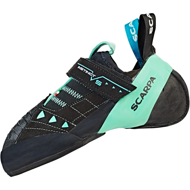 Scarpa Instinct VS Chaussons D'escalade Femme, Noir/turquoise 4 Scarpa Instinct VS Chaussons D'escalade Femme, Noir/turquoise – Image 4