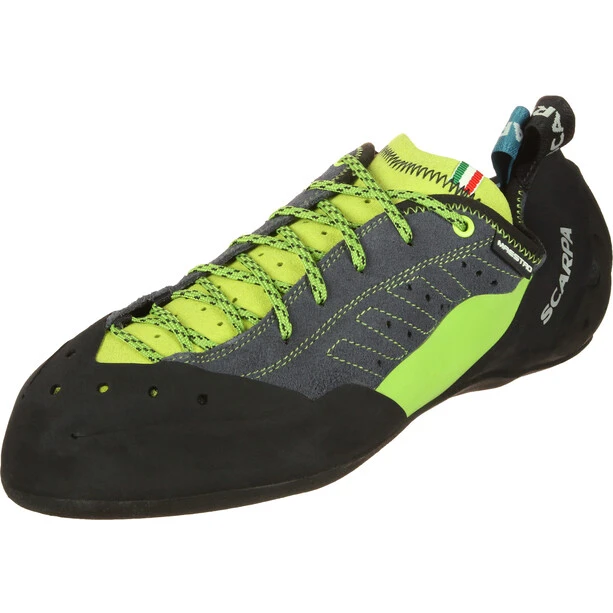 Scarpa Maestro Plus Chaussons D'escalade Homme, Gris/vert 1 Scarpa Maestro Plus Chaussons D'escalade Homme, Gris/vert