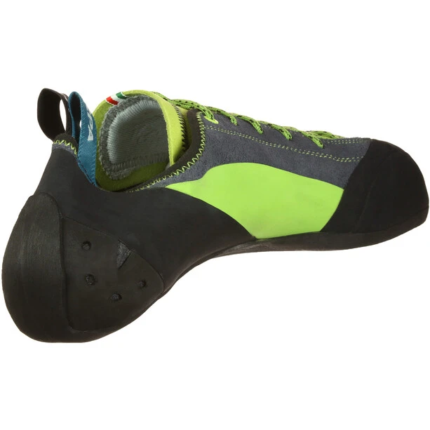 Scarpa Maestro Plus Chaussons D'escalade Homme, Gris/vert 2 Scarpa Maestro Plus Chaussons D'escalade Homme, Gris/vert – Image 2