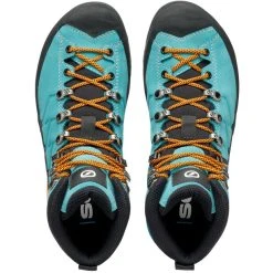 Scarpa Mescalito TRK GTX Chaussures Femme, Turquoise/noir -Boutique Merrell scarpa mescalito trk gtx shoes women ceramic baltic 4