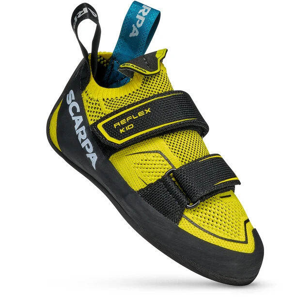 Scarpa Reflex Chaussures D'escalade Enfant, Jaune/noir 1 Scarpa Reflex Chaussures D'escalade Enfant, Jaune/noir