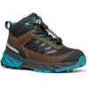 Scarpa Rush Mid S GTX Chaussures Enfant, Marron/noir