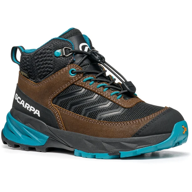 Scarpa Rush Mid S GTX Chaussures Enfant, Marron/noir 1 Scarpa Rush Mid S GTX Chaussures Enfant, Marron/noir