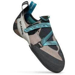Scarpa Veloce Chaussons D'escalade Femme, Gris/bleu