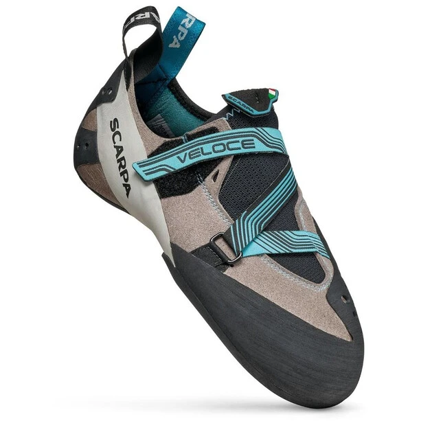 Scarpa Veloce Chaussons D'escalade Femme, Gris/bleu 1 Scarpa Veloce Chaussons D'escalade Femme, Gris/bleu