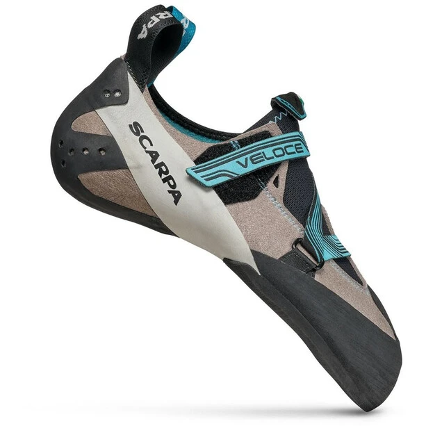 Scarpa Veloce Chaussons D'escalade Femme, Gris/bleu 2 Scarpa Veloce Chaussons D'escalade Femme, Gris/bleu – Image 2