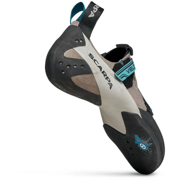 Scarpa Veloce Chaussons D'escalade Femme, Gris/bleu 3 Scarpa Veloce Chaussons D'escalade Femme, Gris/bleu – Image 3