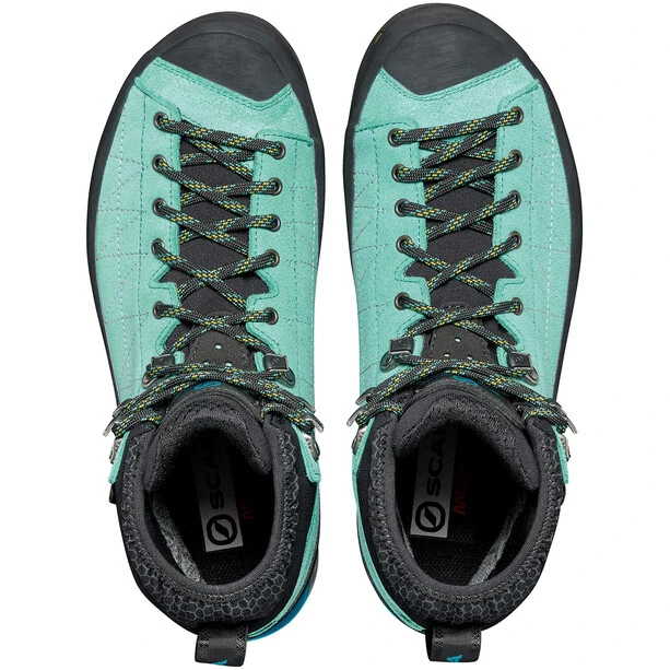 Scarpa Zodiac Tech GTX Chaussures Femme, Turquoise/noir 4 Scarpa Zodiac Tech GTX Chaussures Femme, Turquoise/noir – Image 4
