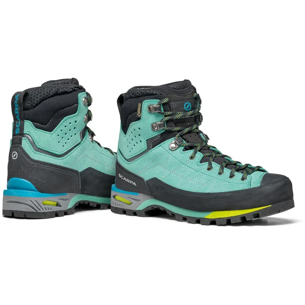 Scarpa Zodiac Tech GTX Chaussures Femme, Turquoise/noir 5 Scarpa Zodiac Tech GTX Chaussures Femme, Turquoise/noir – Image 5