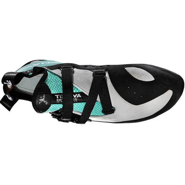 Tenaya Oasi LV Chaussons D'escalade, Gris/turquoise 2 Tenaya Oasi LV Chaussons D'escalade, Gris/turquoise – Image 2