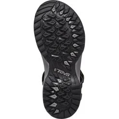 Teva Terra Fi Lite Claquettes En Cuir Femme, Noir -Boutique Merrell teva terra fi lite leather sandals women black 3