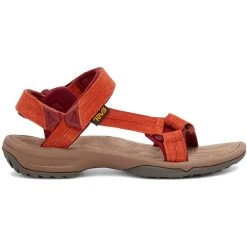 Teva Terra Fi Lite Suede Sandales Femme, Orange/marron -Boutique Merrell teva terra fi lite suede sandals women languostino 4