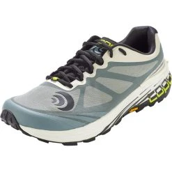 Topo Athletic MTN Racer 2 Chaussures De Course Homme, Gris/vert