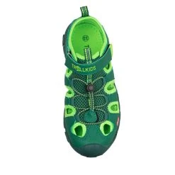 TROLLKIDS Kristiansand Sandales Enfant, Vert -Boutique Merrell trollkids kristiansand sandals kids dark green light green 3