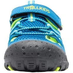 TROLLKIDS Sandefjord Chaussures Enfant, Bleu/jaune -Boutique Merrell trollkids sandefjord sandals kids medium blue lime 4
