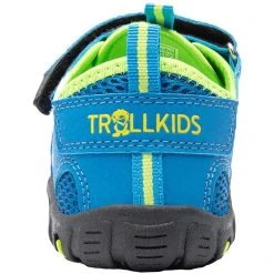 TROLLKIDS Sandefjord Chaussures Enfant, Bleu/jaune -Boutique Merrell trollkids sandefjord sandals kids medium blue lime 5