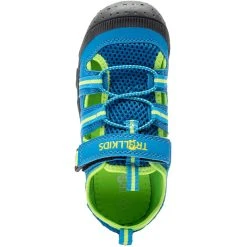 TROLLKIDS Sandefjord Chaussures Enfant, Bleu/jaune -Boutique Merrell trollkids sandefjord sandals kids medium blue lime 6