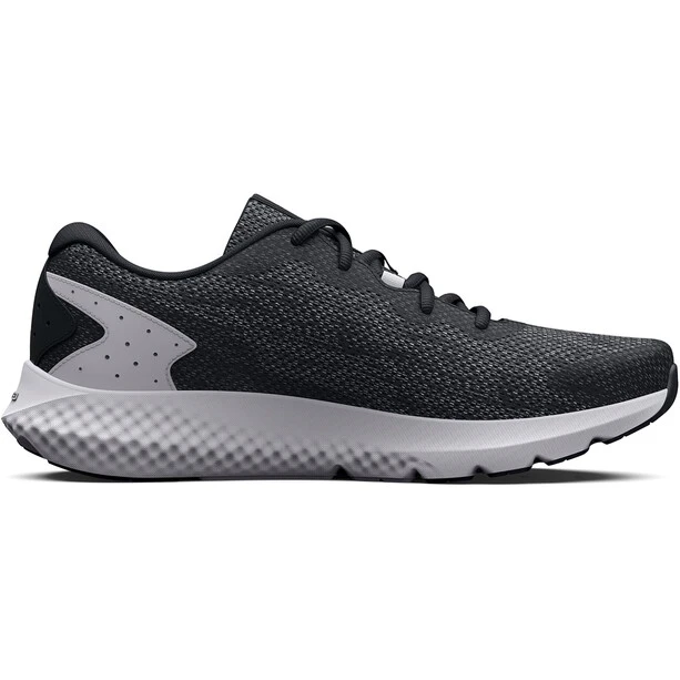 Under Armour Charged Rogue 3 Knit Shoes Men, Noir/blanc 5 Under Armour Charged Rogue 3 Knit Shoes Men, Noir/blanc – Image 5