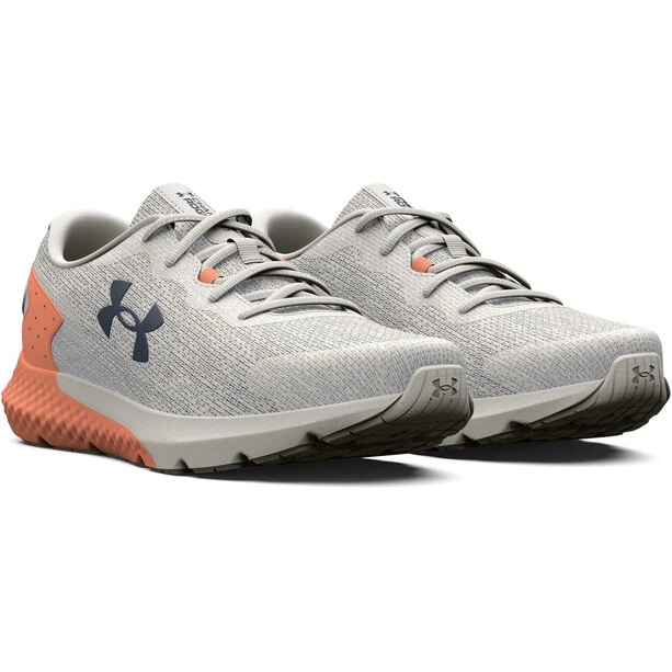 Under Armour Charged Rogue 3 Knit Shoes Women, Gris/orange 1 Under Armour Charged Rogue 3 Knit Shoes Women, Gris/orange