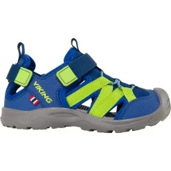 Viking Footwear Adventure Sandals Kids, Bleu/vert
