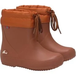 Viking Footwear Alv Indie Thermo Wool Bottes En Caoutchouc Enfant, Marron -Boutique Merrell viking footwear alv indie thermo wool rubber boots kids cognac 3