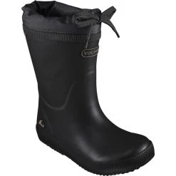 Viking Footwear Indie Thermo Wool Bottes En Caoutchouc Enfant, Noir
