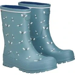 Viking Footwear Jolly Print Bottes En Caoutchouc Enfant, Bleu -Boutique Merrell viking footwear jolly print rubber boots kids bluegreen white 4