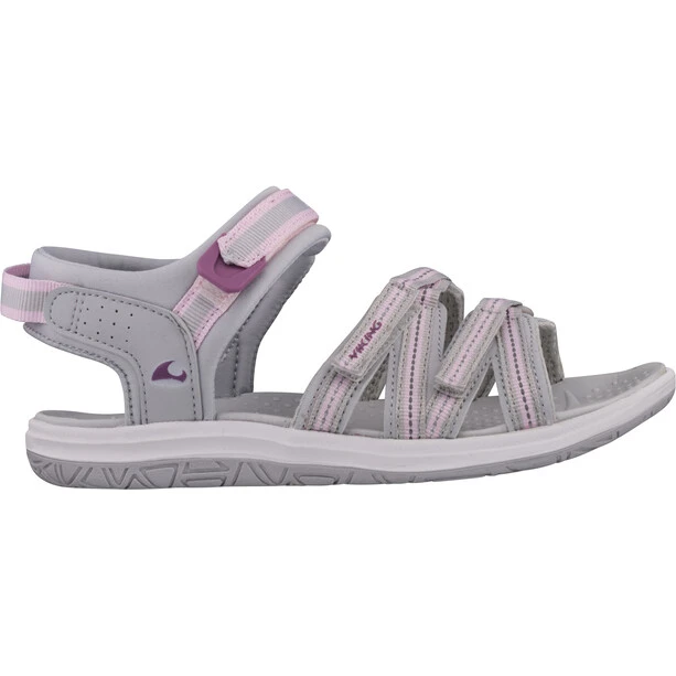 Viking Footwear Molly Sandales Enfant, Gris/rose 1 Viking Footwear Molly Sandales Enfant, Gris/rose